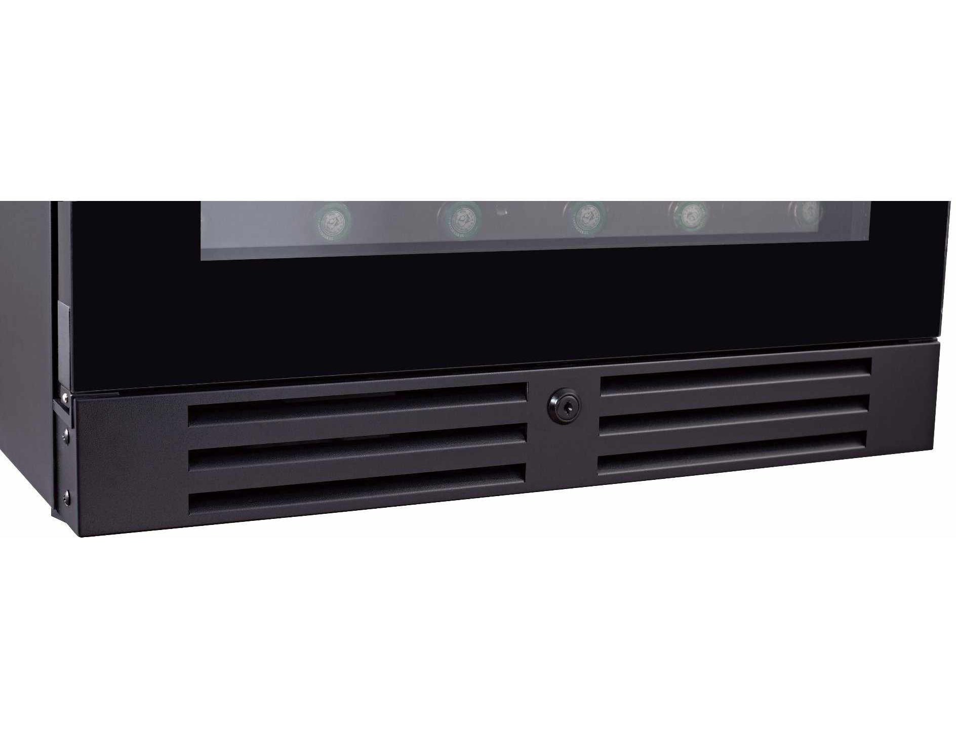 Swisscave Freestanding 60cm Wine Cooler - Black - WL355F