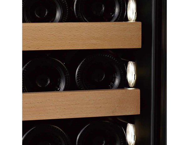 Swisscave Freestanding Black Wine Cooler - 600mm - WLB360F-MIX