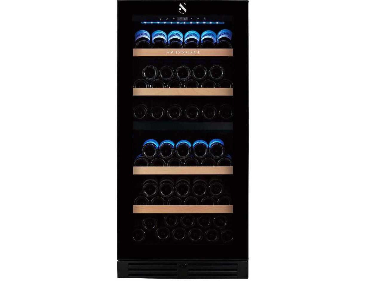 Swisscave Freestanding Dual Zone Wine Fridge - 600mm Black - WL355DF