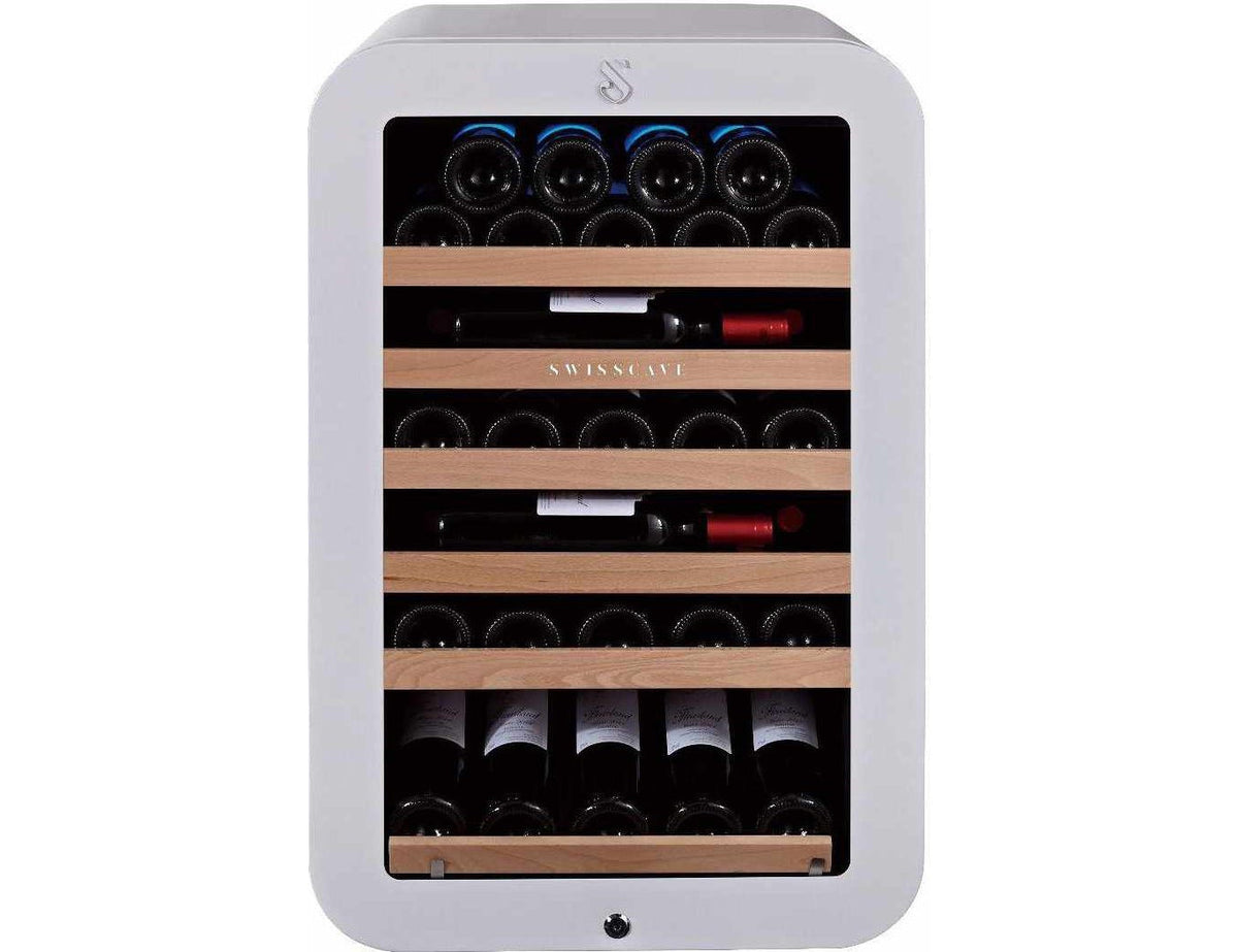 Swisscave Freestanding Small Wine Cooler - 540mm Black, White, Red - WL120F