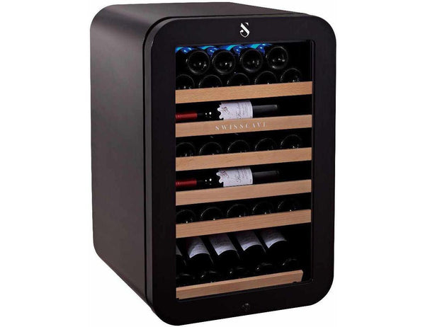 Swisscave Freestanding Small Wine Cooler - 540mm Black, White, Red - WL120F