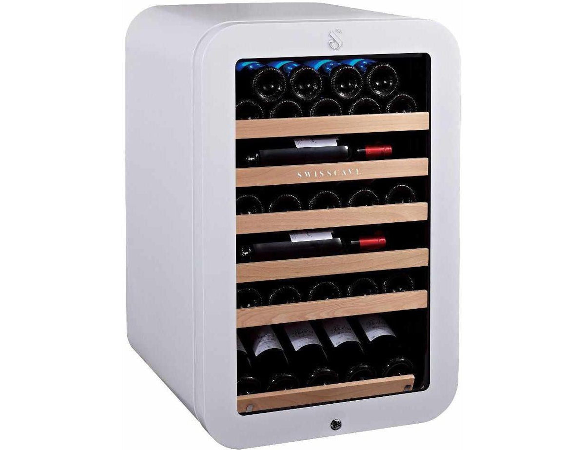 Swisscave Freestanding Small Wine Cooler - 540mm Black, White, Red - WL120F