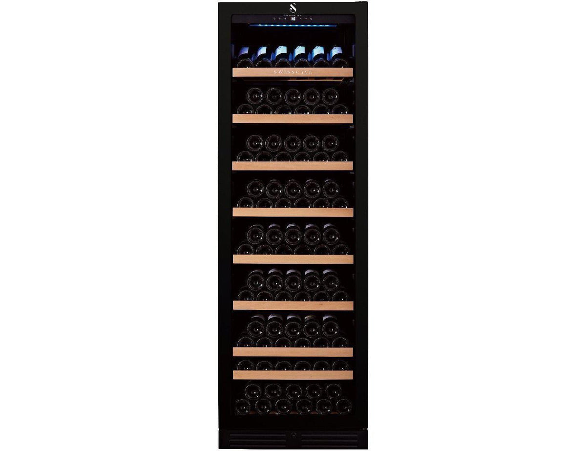 Swisscave Freestanding Tall Wine Fridge - 600mm Black - WL455F