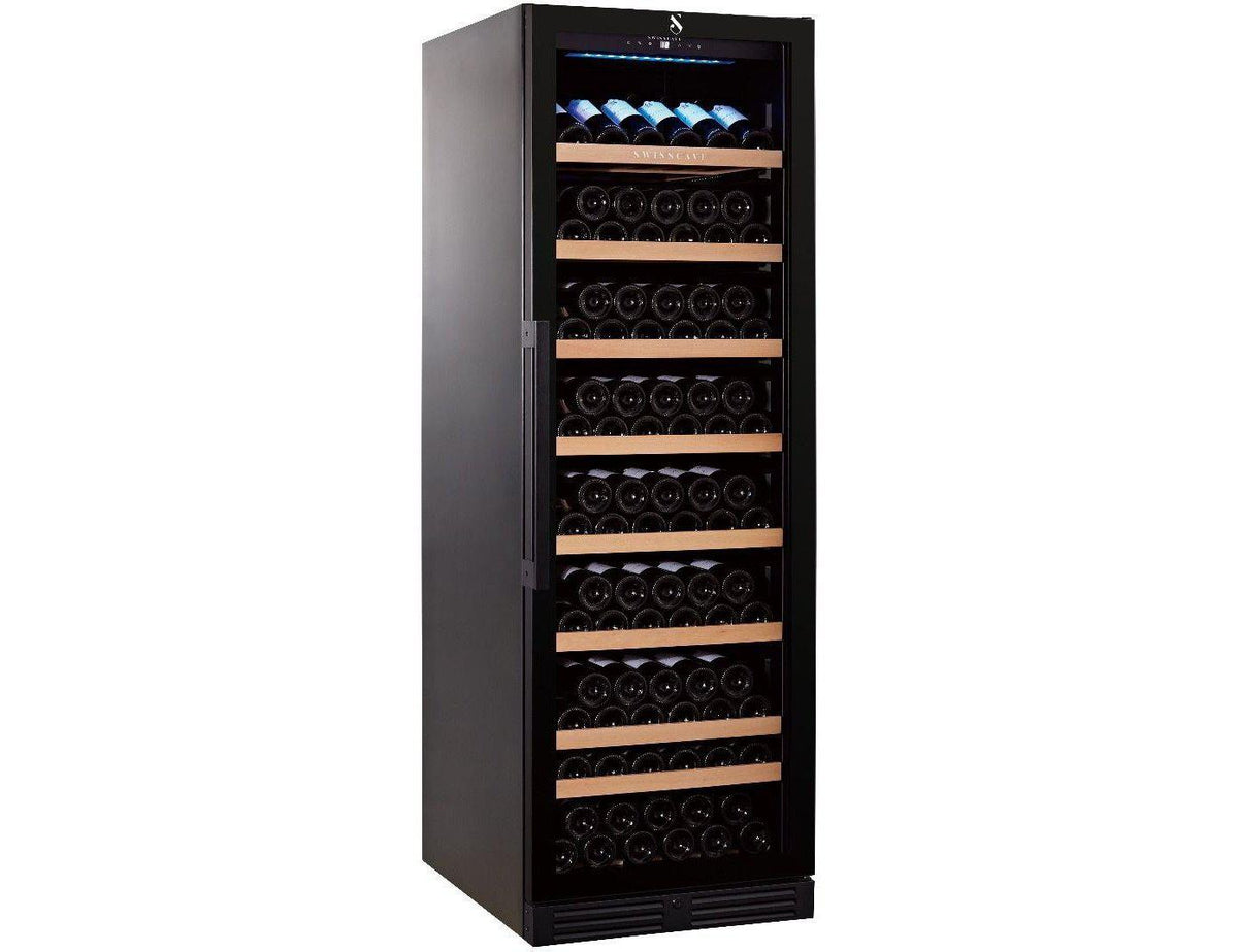 Swisscave Freestanding Tall Wine Fridge - 600mm Black - WL455F