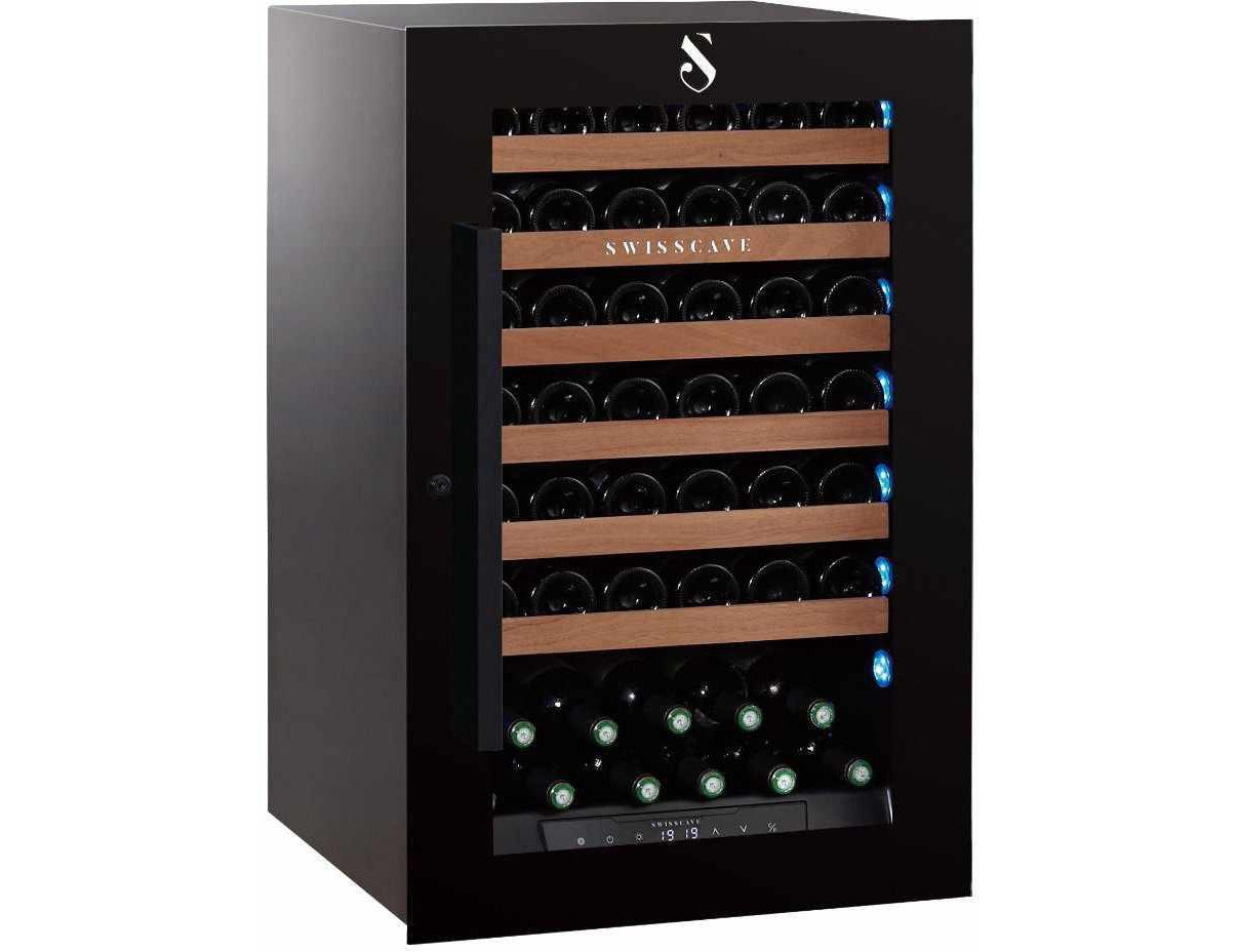 Swisscave Integrated Wine Cooler - 600mm Black - WLI-160F
