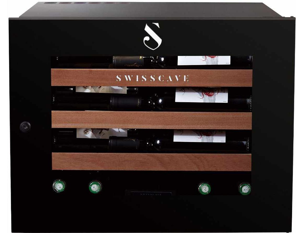 Swisscave Integrated Wine Fridge - 600mm Black - WLI-160F