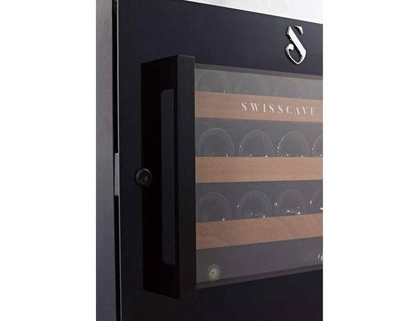 Swisscave Integrated Wine Fridge - 600mm Black - WLI-160F