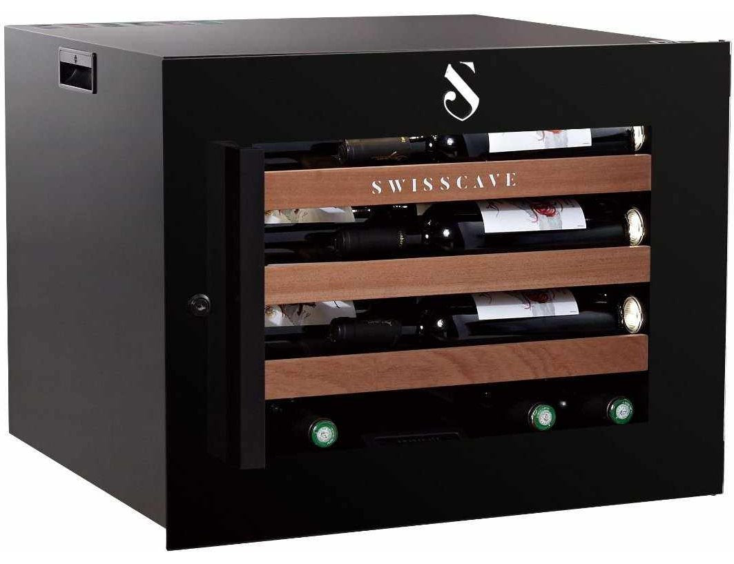 Swisscave Integrated Wine Fridge - 600mm Black - WLI-160F