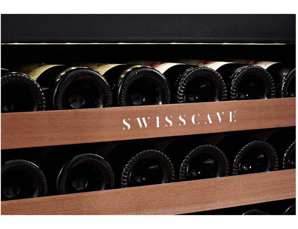 Swisscave Integrated Wine Fridge - 600mm Black - WLI-160F