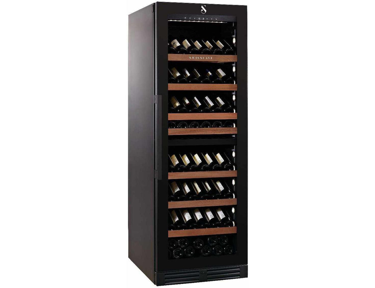 Swisscave Tall Built In Wine Cooler - Dual Zone 600mm - WLB460DFLD-MIX