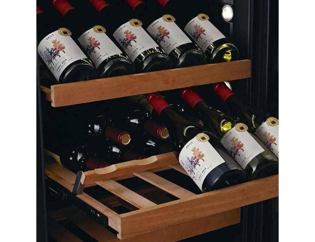 Swisscave Tall Built In Wine Cooler - Dual Zone 600mm - WLB460DFLD-MIX