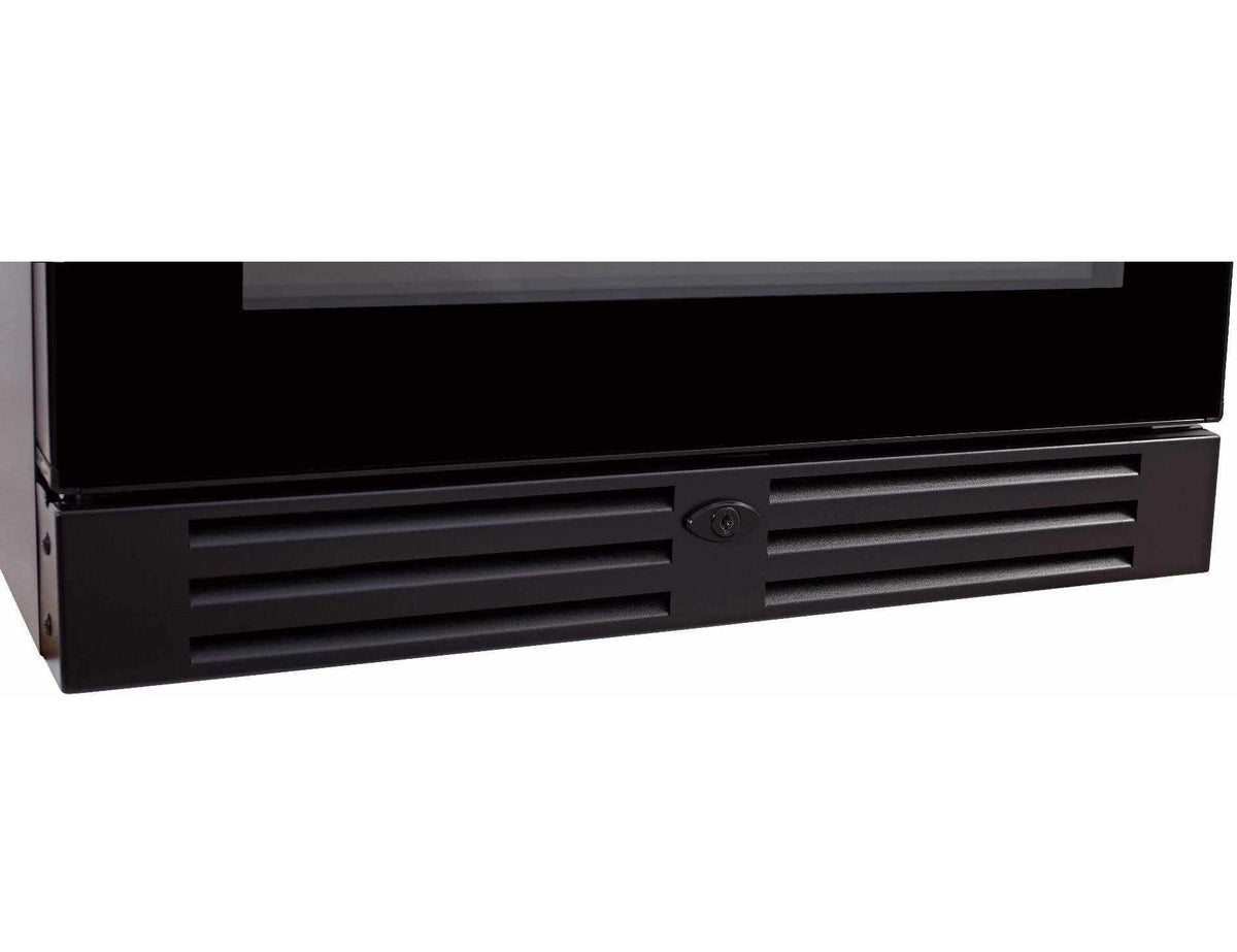 Swisscave Under Counter Wine Cooler - Dual Zone 600mm Black - WLB160DF