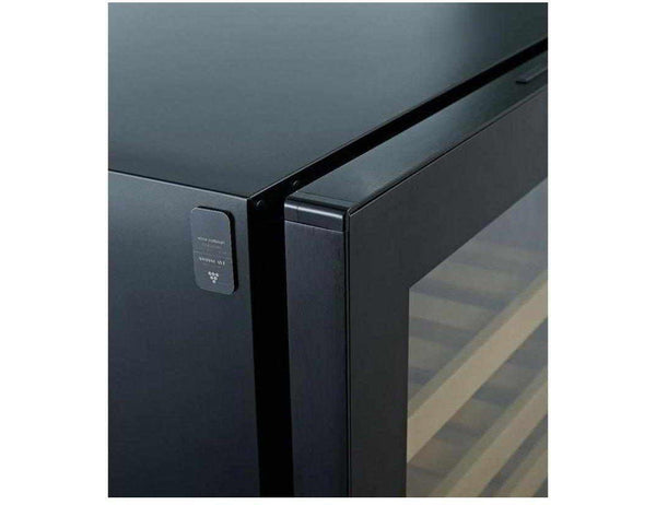 Swisscave Under Counter Wine Cooler - Dual Zone 600mm Black - WLB160DF