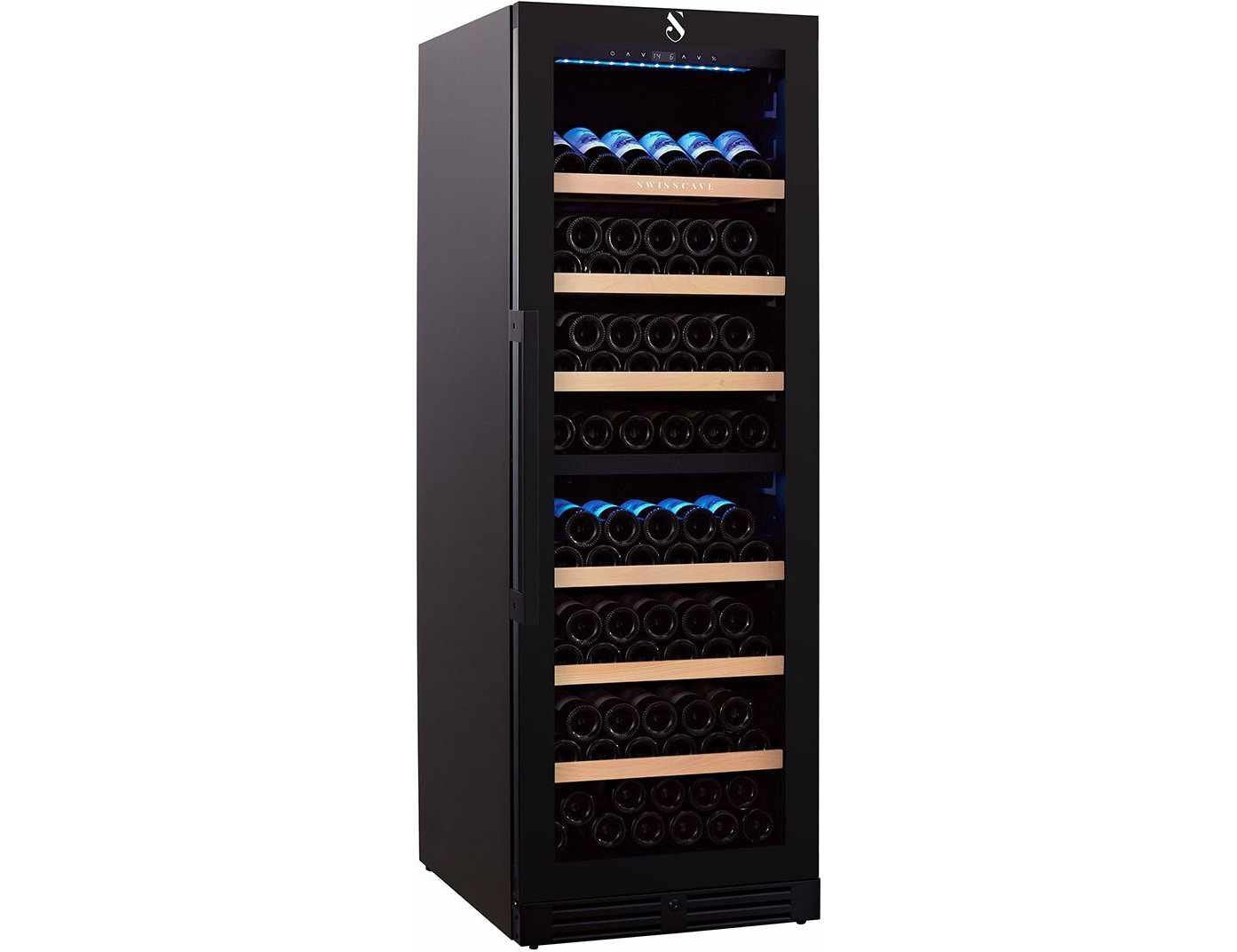 Swisscave Wine Cooler - Dual Zone 600mm Black - WL455DF