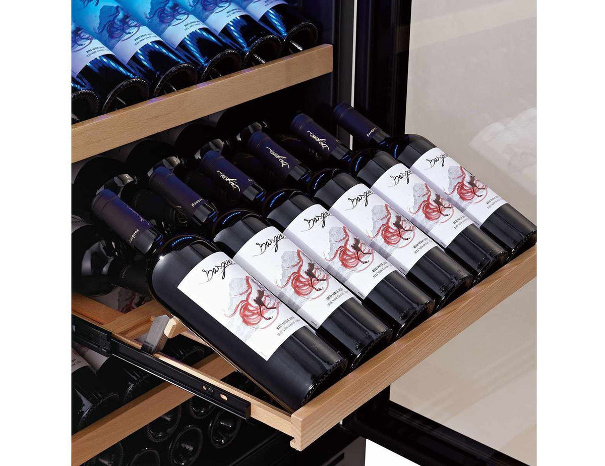 Swisscave Wine Cooler - Dual Zone 600mm Black - WL455DF