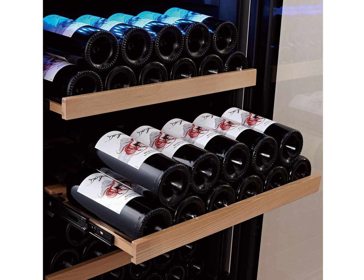 Swisscave Wine Cooler - Dual Zone 600mm Black - WL455DF