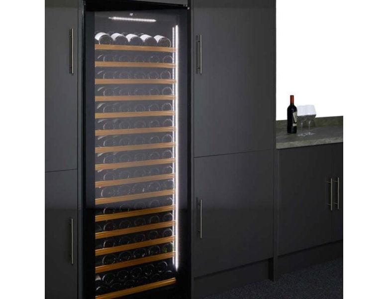 VIN GARDE Built In Black Wine Fridge - 600mm - MEURSAULT 146