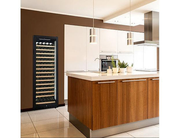 VIN GARDE Built In Wine Cooler - 600mm Black - VOLNAY 168