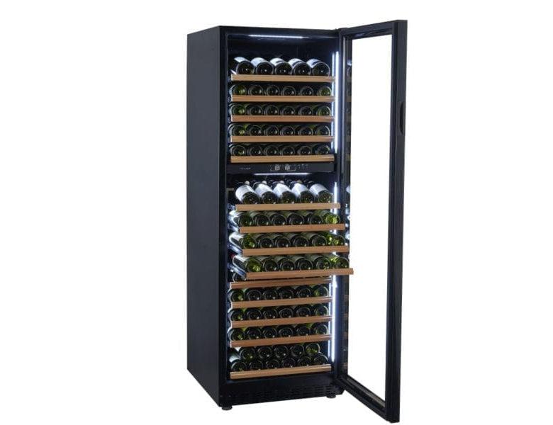 VIN GARDE Freestanding Dual Zone Wine Cooler - 600mm Black - POMMARD 160