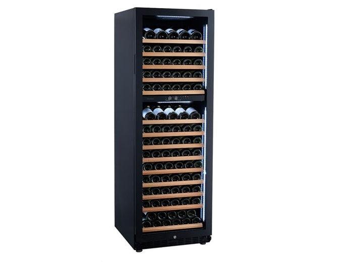 VIN GARDE Freestanding Dual Zone Wine Cooler - 600mm Black - POMMARD 160