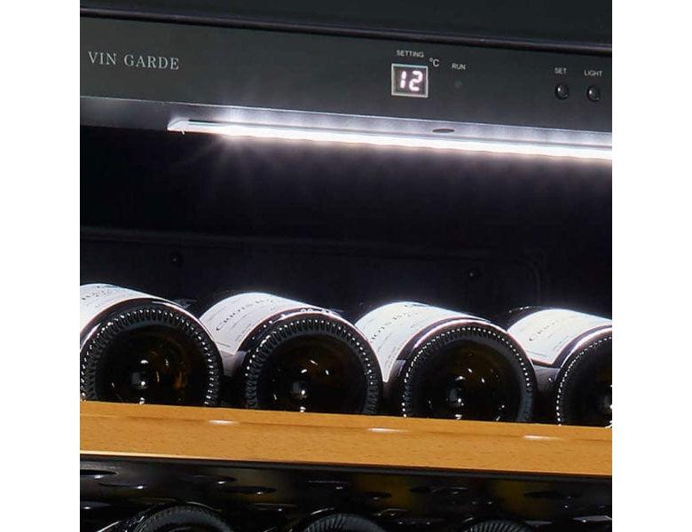 VIN GARDE Freestanding Stainless Steel Wine Fridge - Dual Zone 600mm - BEAUNE 149