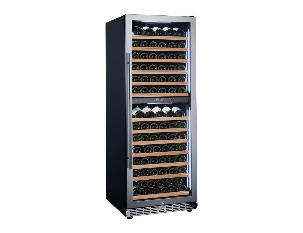 VIN GARDE Freestanding Stainless Steel Wine Fridge - Dual Zone 600mm - BEAUNE 149