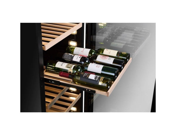 CELLA - 102 bottle Single Zone Wine Cooler - W122S-BLACK