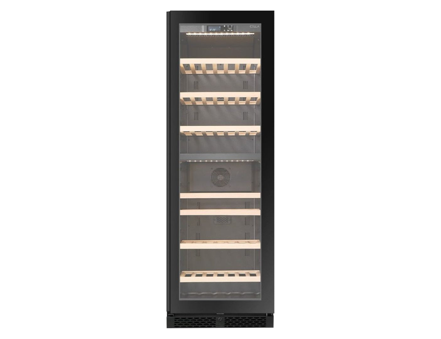 CELLA - 99 bottle Dual Zone Wine Cooler - W93D-BLACK