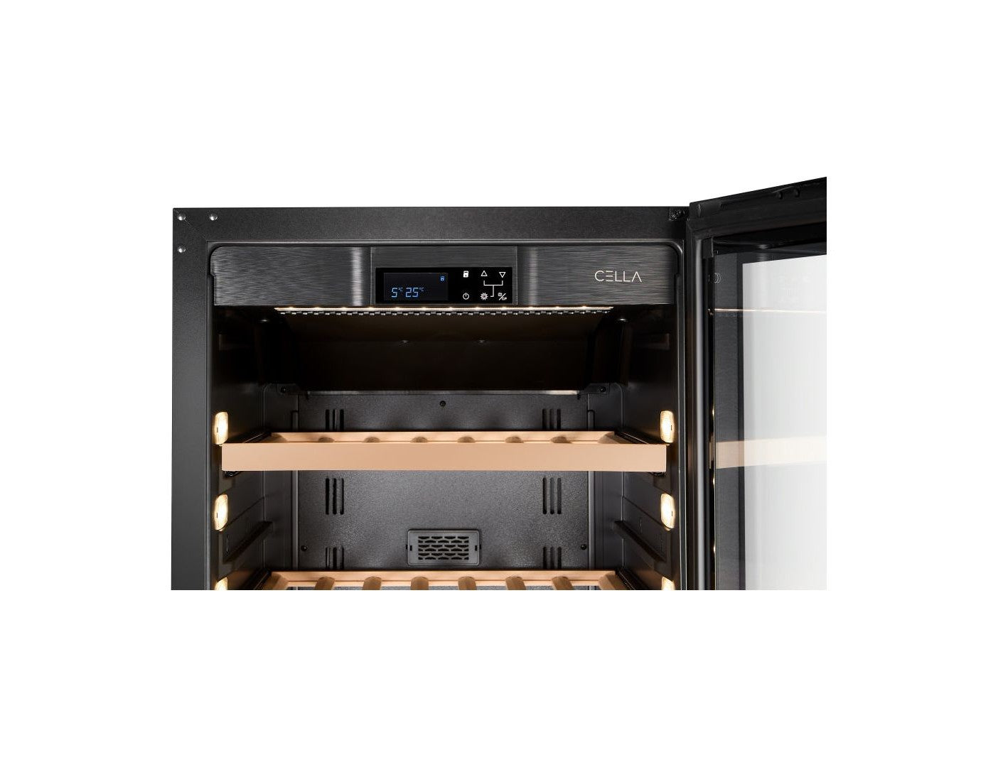 CELLA  W93D-BLACK Wine Fridge