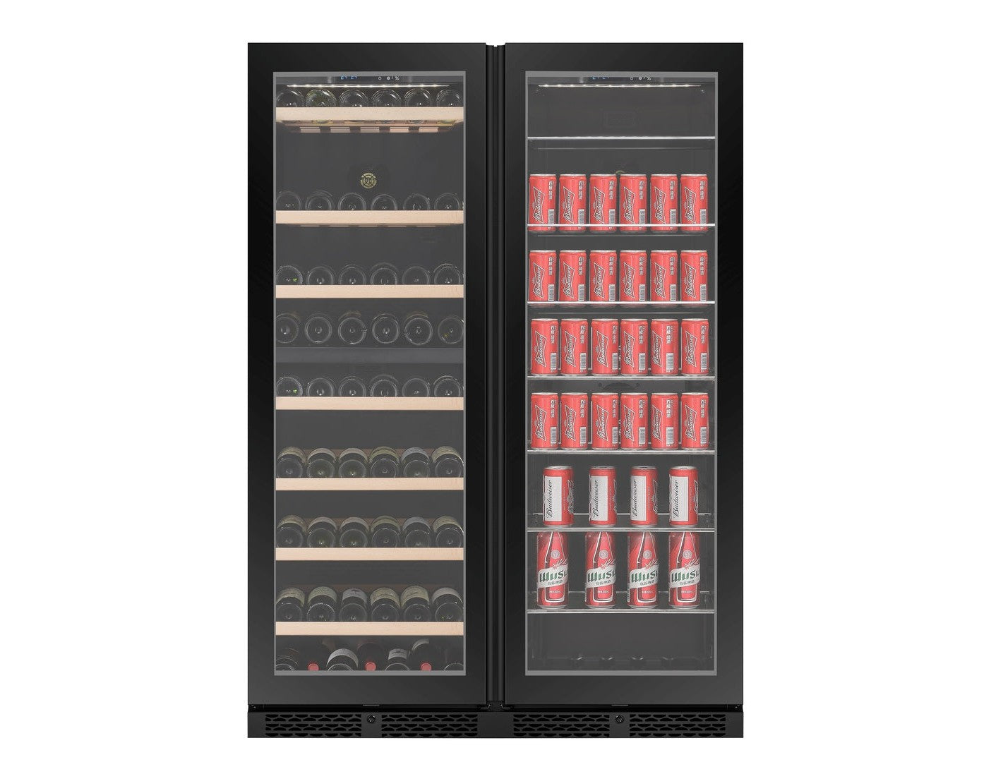 CELLA WBV163D-BLACK Wine & Beverage Fridge
