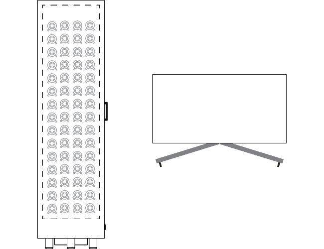 Wine Wall - Built In or Freestanding - For Home Use - Teca MOD10