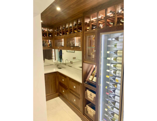 Wine Wall - Built In or Freestanding - For Home Use - Teca MOD10