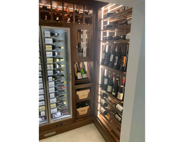 Wine Wall - Built In or Freestanding - For Home Use - Teca MOD10