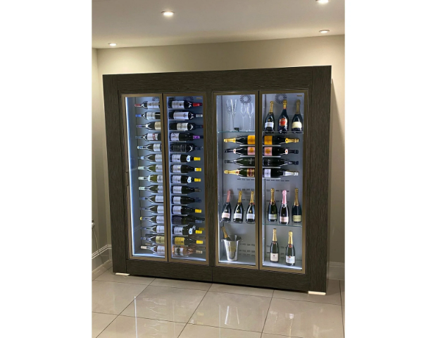 Wine Wall - Built In or Freestanding - For Home Use - Teca MOD10