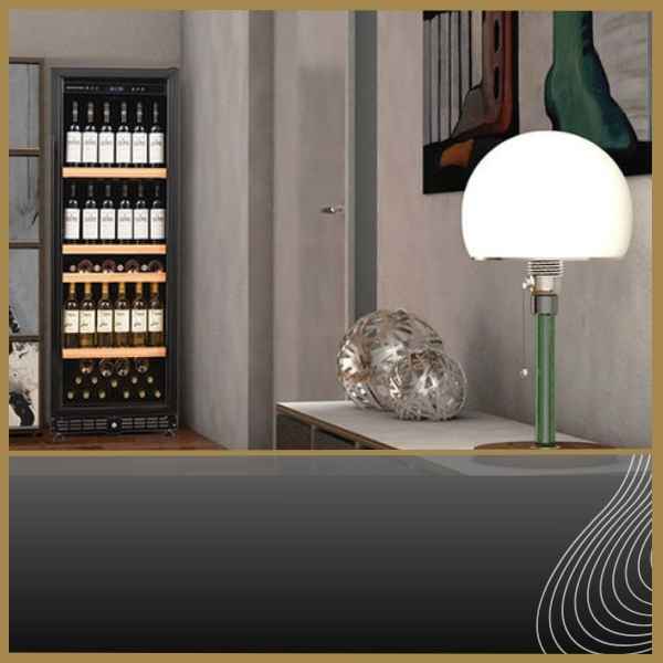 Wine Cabinet In a Living Room