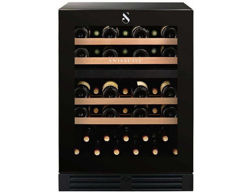 Swisscave WLB160DF - Dual Zone - Built In or Freestanding - 40 to 50 Bottles - 595mm Wide