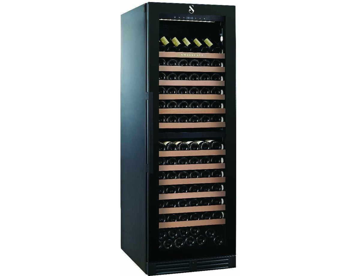 Swisscave WLB460DF-MIX - Dual Zone - Built In or Freestanding - 168 to 200 Bottles - 595mm Wide