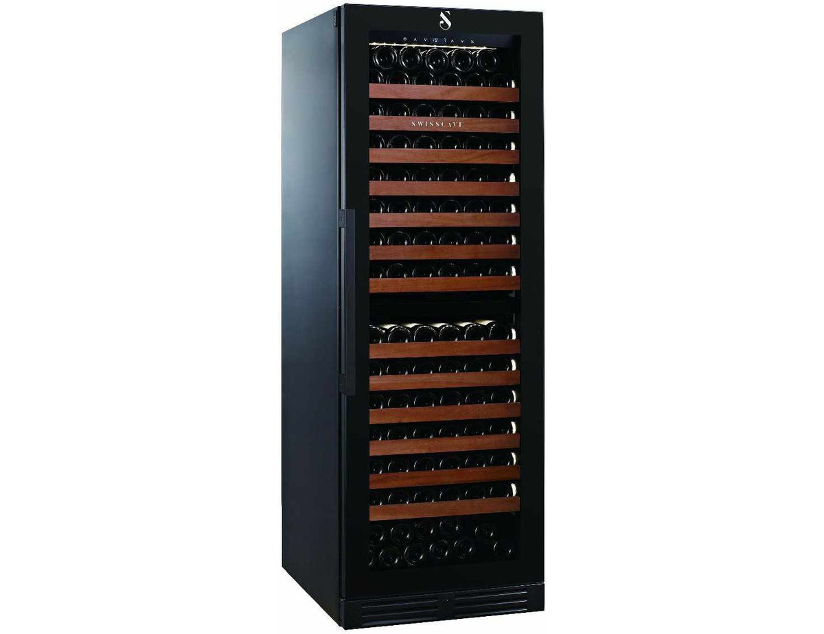 Swisscave WLB460DFL-MIX - Dual Zone - Built In or Freestanding - 150 Bottles - 595mm Wide