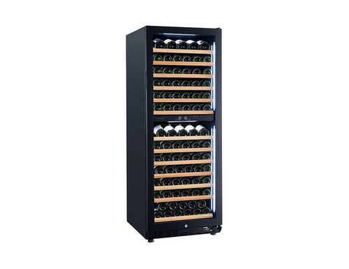 VIN GARDE Freestanding Wine Cooler - Dual Zone 600mm Black - BEAUNE 149