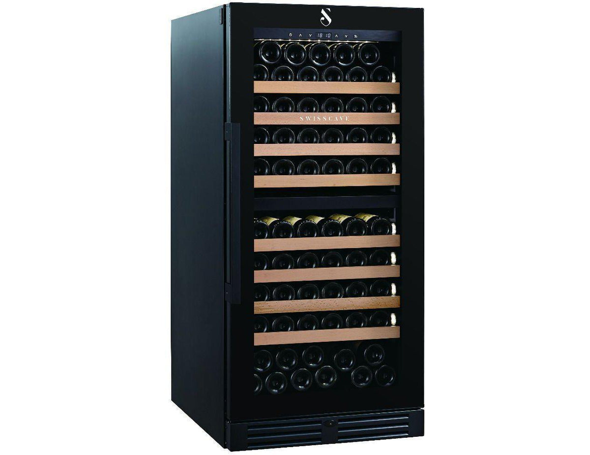 Swisscave WLB360DF-MIX - Dual Zone - Built In or Freestanding - 106 to 135 Bottles - 595mm Wide